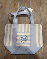 BUNDLE Summer 2026 Trader Joe’s Mini Striped Canvas Tote Bags NWT — Will Sell 1!