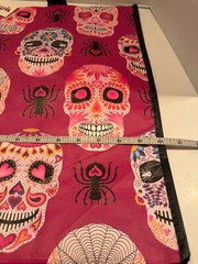Marshall’s/Homegoods Reusable Plastic Tote Bag Dancing Skeletons- Sugar Skulls