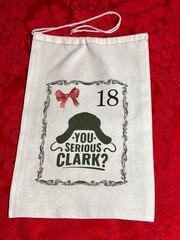 Reusable Funny Print 5 Bags Unbleached Cotton Food Size 11.5 X 8 NWOT (2)