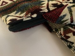 NEW DESIGN Natural Grocers Alpaca Shopping Laptop Tote Zipper Crafted in Ecuador