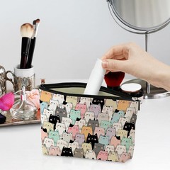 Cute Cats Makeup Bag Cat Gifts Lover for Women Multicolor141