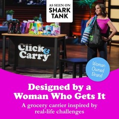 Grocery Bag Carrier Handle – Carry More in Fewer Trips, 100lb Capacity, Hands…