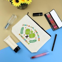 Pickleball Girls Gifts Lover Gift Makeup Bag Pickle
