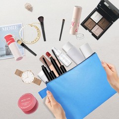 60 Pcs Canvas Makeup Bags Bulk Multi-Purpose 9.8 x 5 x 2 Inch, Multicolor