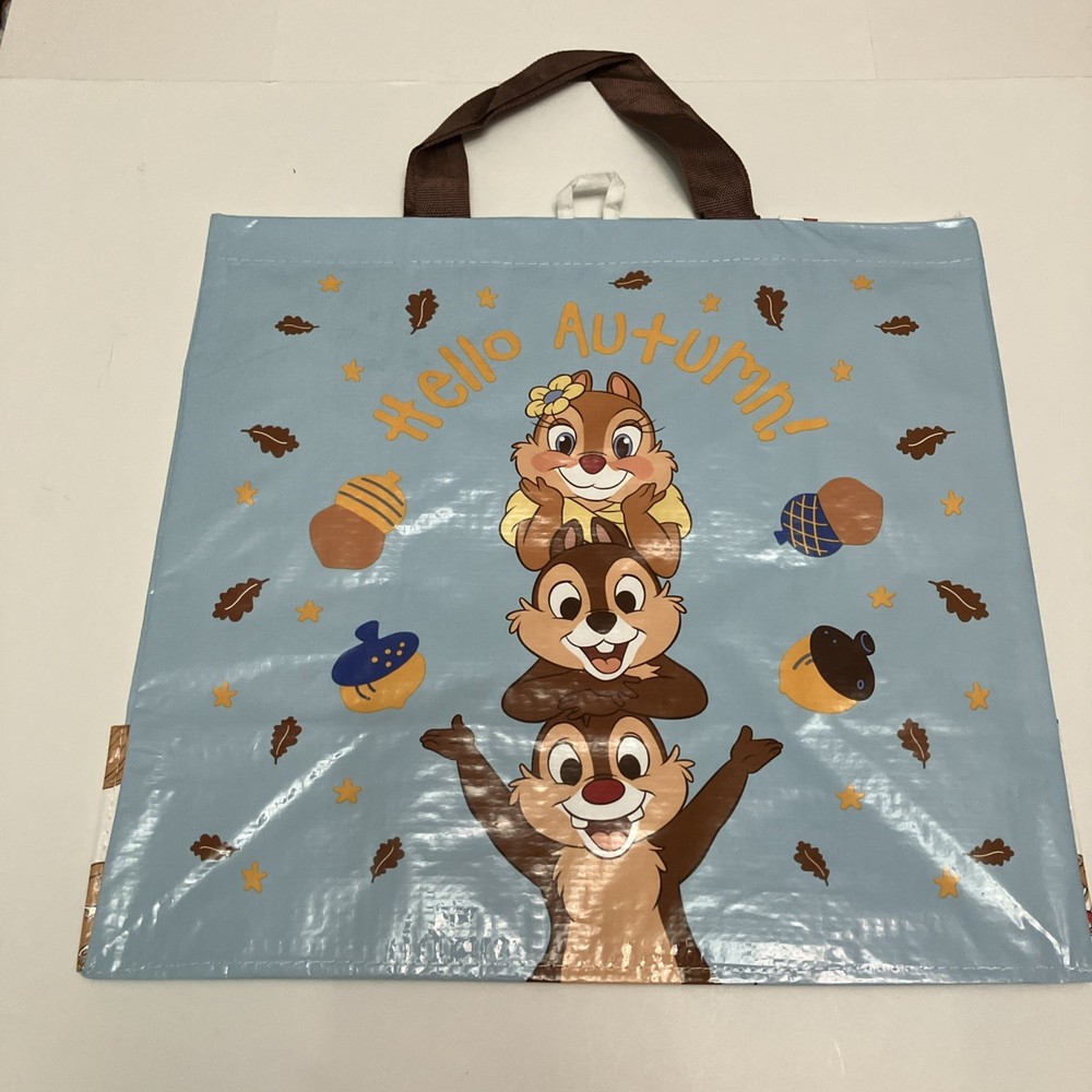 Tesco Chip Dale Clarice Hello Autumn Tote Bag Chipmunk Acorn 2025 Disney New