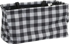 Black and White Check Krush Container Multifunctional Tote Bag