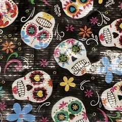 Tesco Day Dead Tote Bag Sugar Skull DotD Dias Muertas Black Halloween 2023 New