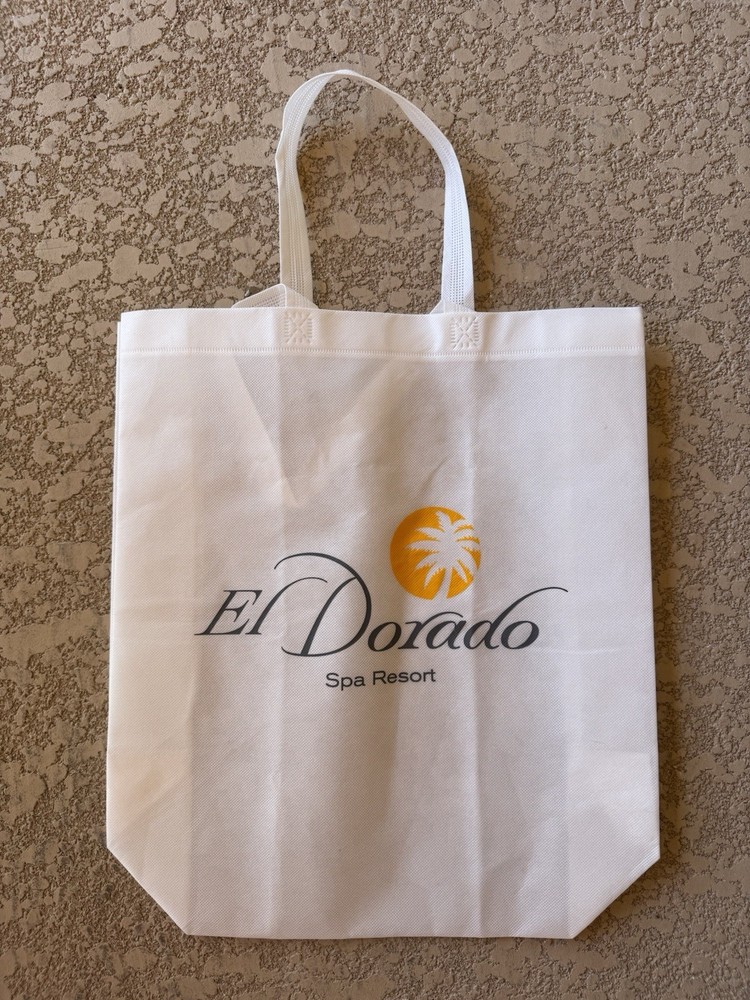 Reusable SHOPPING Tote Bag “El Dorado Spa Resort” 17.5×15.5×5