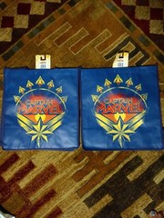 Marvel CAPTAIN MARVEL Reusable Tote Shopping Bag (13″ x 13″ x 6.75″ ) NWT