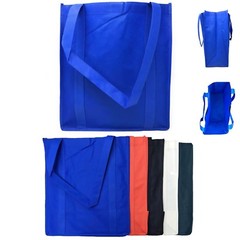 3 Pack Reusable Grocery Shopping Tote Totes Bag Bags Hook & Loop Closure 14×16″