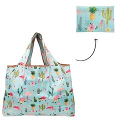 WRAPABLES ECOFRIENDLY LARGE NYLON REUSABLE SHOPPING BAGS SET OF 2