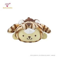 NICI × Sanrio Pompompurin × Tiger Plush Zip Pouch 30cm Japan Collaboration