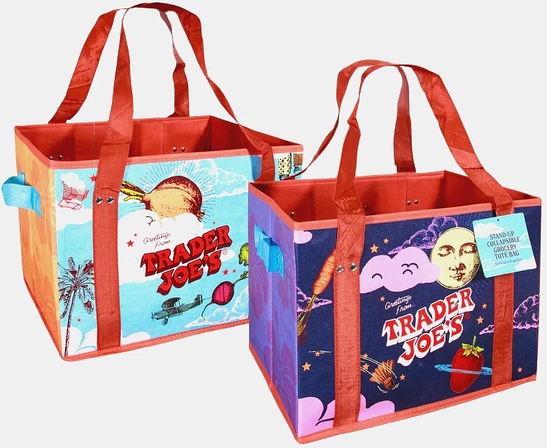 Trader Joe’s Stand-Up Collapsible Box Tote | Limited Edition – 2 Pack