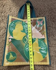 NWOT Wicked Reusable Tote Bag Glinda Elphaba Butterfly Floral Green Handles