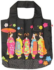 Matsumi Kougei Maiko Kyoto Japan Souvenir Eco Bag Reusable Shopping Tote 47x45cm