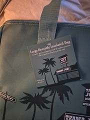 Trader Joes 8 Gallon Insulated Bag New W/ Tags! Dusty Blue! Limited Color!