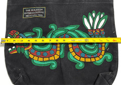 HOUSTON INTERNATIONAL FESTIVAL 1993 Vintage “Dragon” Shopping Canvas Tote Bag