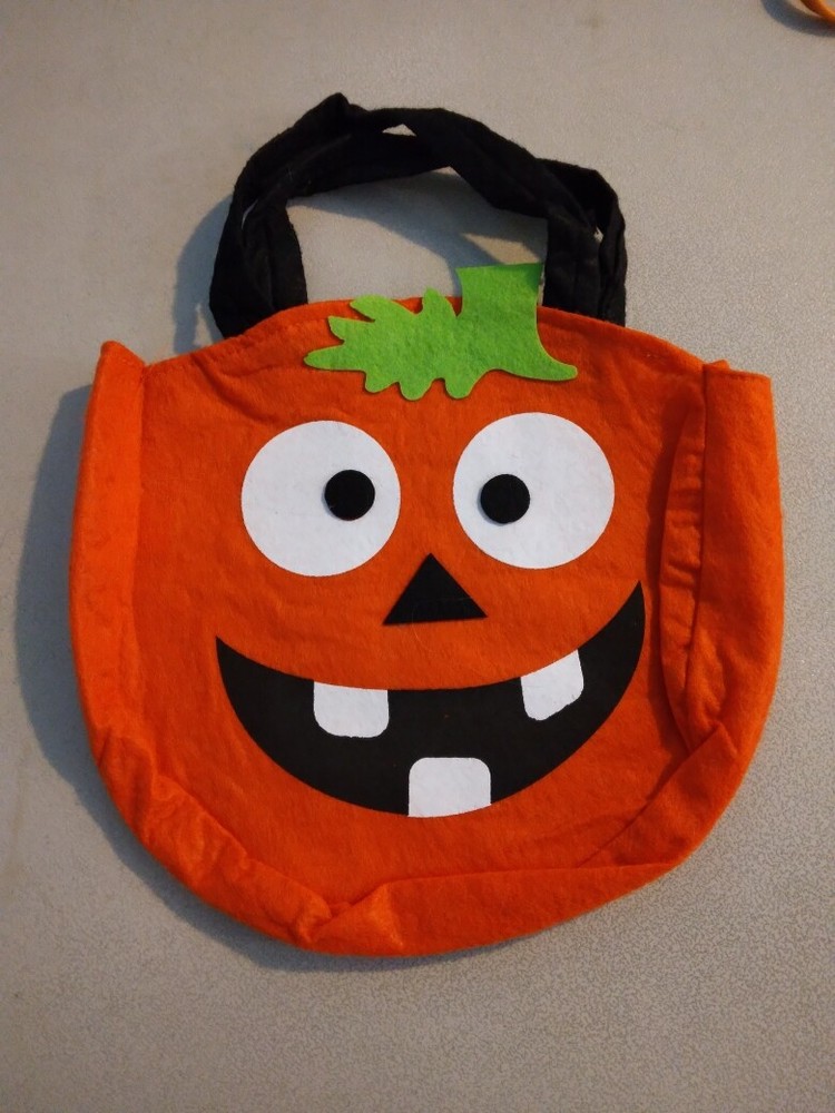 Felt Halloween Candy bag Jack O Lantern 268339