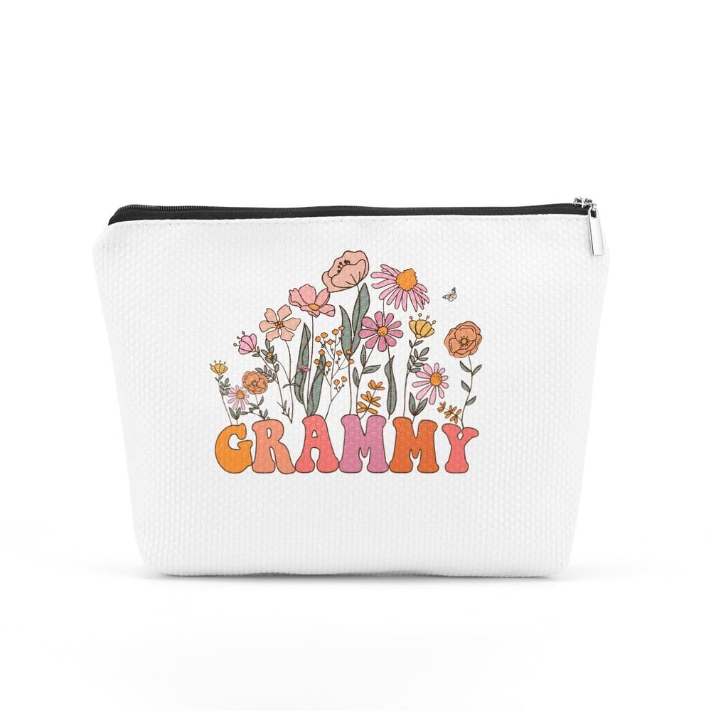 Grammy Gift Ideas Grandma Gifts Cosmetic Bag 9.5*7.1*2 inch, Multicolor0714