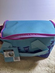 Trader Joe’s 2026 Mini Insulated Tote Purple Aqua blue New Viral Summer Van Palm