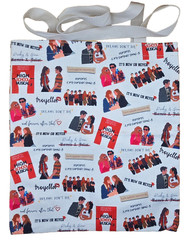HIGH SCHOOL MUSICAL 3 – Soft Canvas Flat Tote Bag 15.25″x13.5″ BRAND NEW