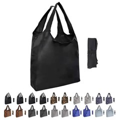 20 Pack 15×4.5×15 Inch Mixed Color Reusable Grocery Bags with Handles Bulk, S…