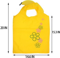 Fruits Folding Pouch Storage Reusable Grocery Shopping Tote Bags 10 PCS