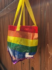 IKEA STORSTOMMA Rainbow Pride Bag Bundle Large & Small Reusable Tote LGBTQ NWT