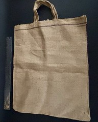 Liberty India Burlap Tote Bag 17”x14”