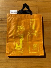 Bag Tote 6 Bottles Reusable Washable Wine Beer Liquor Carrier