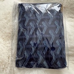 Printed eco reusable shopping market tote bag foldable waterproof Blue