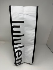 Lululemon Reusable Shopping Gift Bag Yoga Tote Black 14″x16″X6″