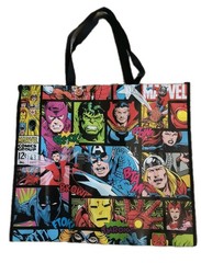 Marvel Hulk & MORE X-Large Black Reusable Shopping Gift Bag with Handle NWOT