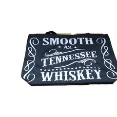Mid-South Products Tote Bag Smooth As Tennessee Whiskey Black/White T6483