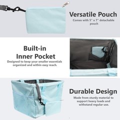 Extra Large Utility Tote Bag – Oversized Collapsible Tote with Wire Frame, Du…