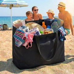 BasicList Extra Large Canvas Tote Bag – Big Reusable Grocery Shopping Heavy D…