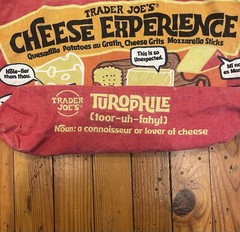 Trader Joe’s Cheese Adventures/Experience Reusable Red Canvas Tote Bag