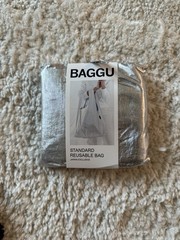 Baggu Metallic Silver reusable Bag Japan Collaboration Standard Exclusive New