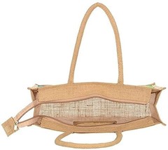 Reusable Jute Bags Eco-Friendly Printed Lunch Shopping Grocery Hand Bag Tote