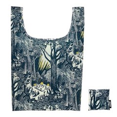 Marushin Eco Bag Moomin Dancing Forest Recycled Polyester Large Capacity