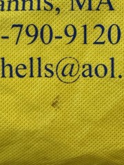 Mrs Mitchell’s Gifts Cape Cod Hyannis Yellow Reusable Tote Bag SHIPS FAST