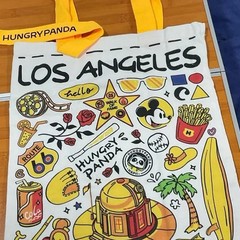 🌊 MYSTERY HUNGRY PANDA TOTE SHOPPING BAG – Brand New in Box