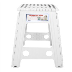 (9)Portable Living Plastic Dots Folding Step Stool Anti Slip Foldable Adults