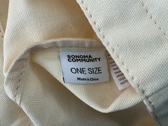 Sonoma Community Pride Canvas Stronger Together Reusable Tote Bag Pre-owned