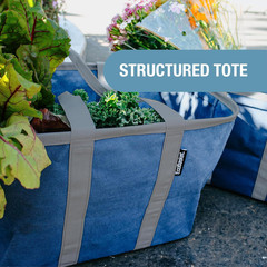 Ecobasket Reusable Grocery Tote – Collapsible Storage Shopping Organizer – Heavy