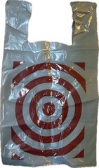 reusable plastic shopping grocery bag – target, Vons, Safeway select, etc.