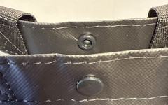 Lululemon Reusable Shopping, Gym, Lunch Bag With Snap Closure – Black, 2 Pack