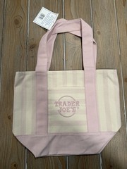 BUNDLE Summer 2026 Trader Joe’s Mini Striped Canvas Tote Bags NWT — Will Sell 1!