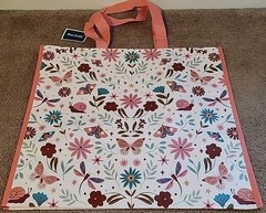 Marshalls – Butterflies, Snails & Flowers – Large Reusable Shopping Tote Bag