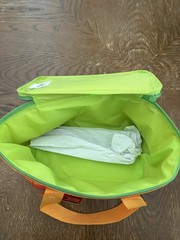 Trader Joe’s Mini Insulated Bag Orange with Green Zipper, Summer 2026 Release